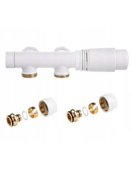 Zestaw do dolnego podłączenia typu DUOPLEX INVENA CZ-89-015-S