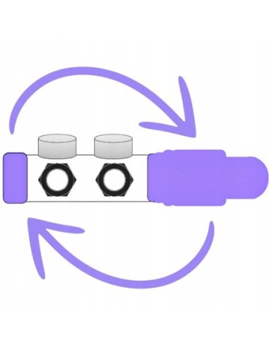 Zestaw do dolnego podłączenia typu DUOPLEX INVENA CZ-89-015-S