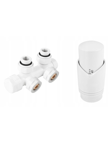 Zestaw do dolnego podłączenia typu DUOPLEX INVENA CZ-89-015-S