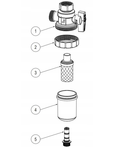 Filtr magnetyczny separator zanieczyszczeń DN20 3/4 Valvex M-Pure 6096970