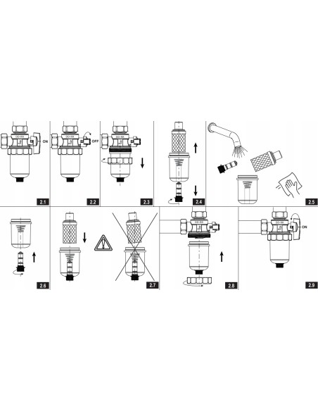 Filtr magnetyczny separator zanieczyszczeń DN20 3/4 Valvex M-Pure 6096970
