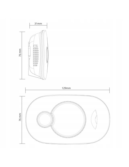 Czujnik tlenku węgla czadu Fireangel FA3322-INT
