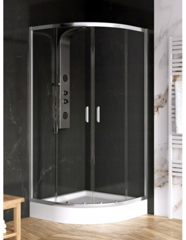 New Trendy Zestaw Kabina SUVIA + brodzik Maro ZS-0034