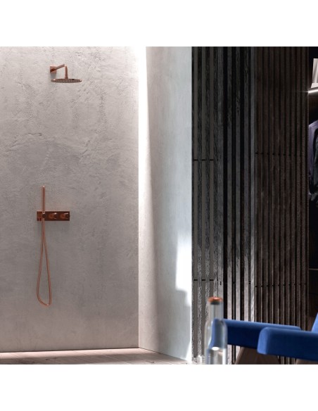 Omnires Contour Zestaw prysznicowy podtynkowy miedź szczotkowana SYSCT10CPB