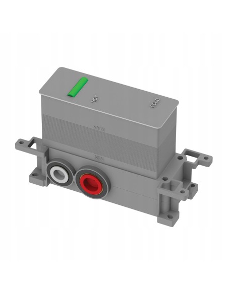 Termostatyczny system prysznicowy podtynkowy Omnires mosiądz SYSYT05BSB