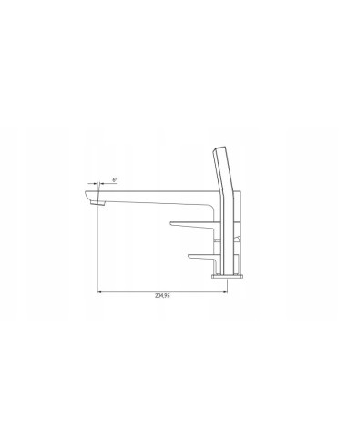 Bateria wannowa 4-otworowa Omnires Parma grafit szczotkowany PM7432GR