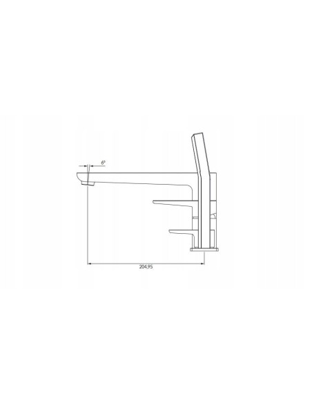 Bateria wannowa 4-otworowa Omnires Parma grafit szczotkowany PM7432GR