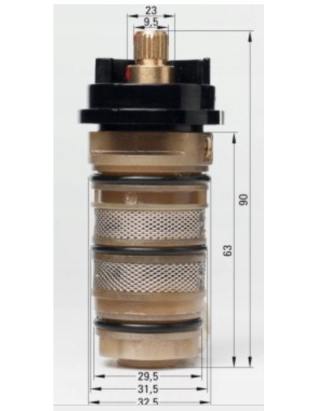 Głowica termostatyczna Deante XNC05GUP9