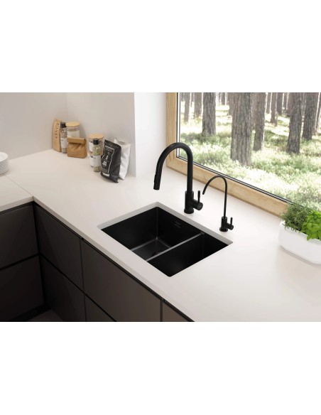 Bateria kuchenna stojąca Deante czarny BEZN62F