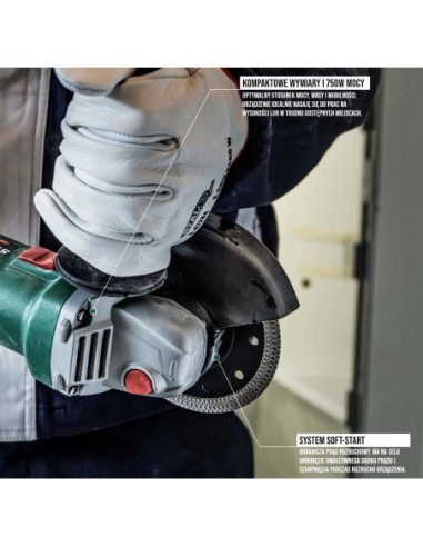 Stalco Szlifierka Kątowa 125 mm 1100W AG125Q S-97200