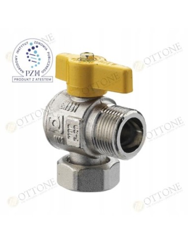 Zestaw zaworów kątowych pod kocioł 2-funkcyjny FERRO ZK2F1520