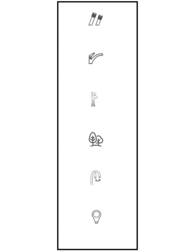 Bateria kuchenna stojąca Invena Joga czarny, srebrny BZ32L04C