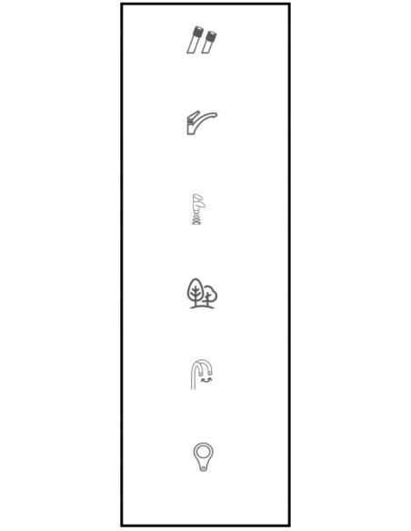 Bateria kuchenna stojąca Invena Joga czarny, srebrny BZ32L04C