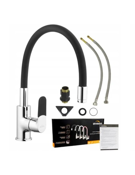 Bateria kuchenna stojąca Invena Joga czarny, srebrny BZ32L04C