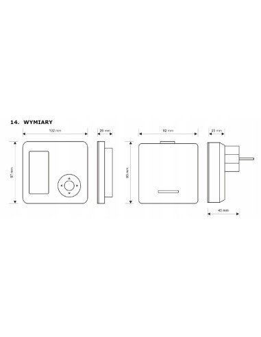 STEROWNIK EUROSTER BEZPRZEWODOWY E4010TXRX