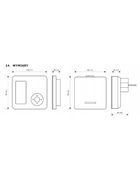 STEROWNIK EUROSTER BEZPRZEWODOWY E4010TXRX
