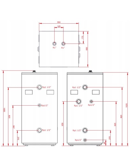 AFRISO ZBIORNIK BUFOROWY ABT 160 KWADRAT 6816000