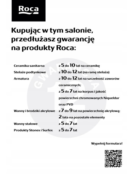 Stelaż podtynkowy Roca DUPLO S / A8900A902E