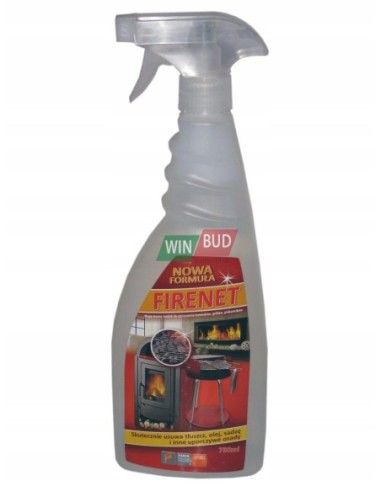 FIRENET środek płyn do mycia szyb kominkowych grilla sadzy 0,75 l