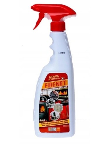 FIRENET środek płyn do mycia szyb kominkowych grilla sadzy 0,75 l