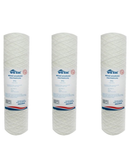 Filtr do wody wkład 10 sznurkowy filtrujący 5 mikron PP5 Ustm