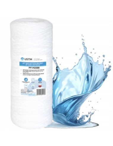 Filtr do wody wkład 10 sznurkowy filtrujący 5 mikron PP5 Ustm