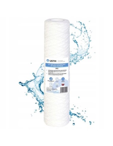 Filtr do wody wkład 10 sznurkowy filtrujący 5 mikron PP5 Ustm