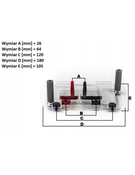 TECE Płytka maskująca z dźwigienkami do stelaża WC 8 cm OCTA SLIM 9820194