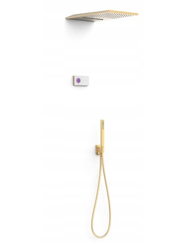 Zestaw prysznicowy podtynkowy Tres SHOWER TECHNOLOGY złoty mat 09286308OM