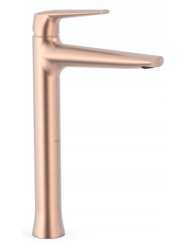 Bateria umywalkowa stojąca Tres Fuji złoty róż mat 28180301OPM