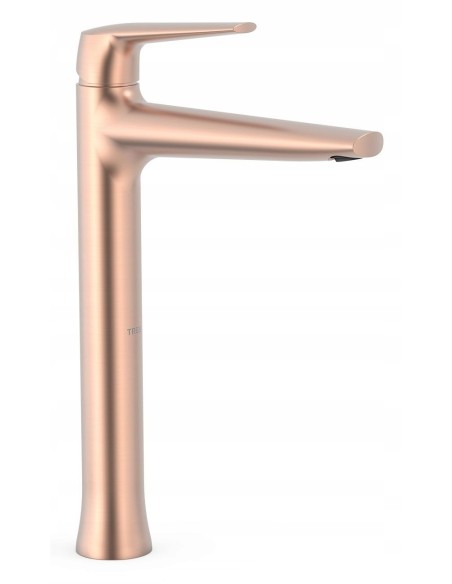Bateria umywalkowa stojąca Tres Fuji złoty róż mat 28180301OPM