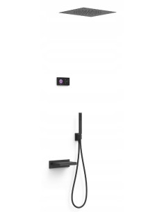Zestaw prysznicowy podtynkowy Tres SHOWER TECHNOLOGY czarny 09288315NM