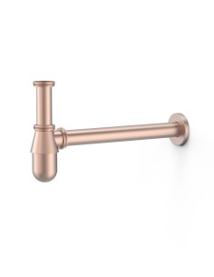 Syfon do umywalki TRES różowe złoto mat 03463430OPM