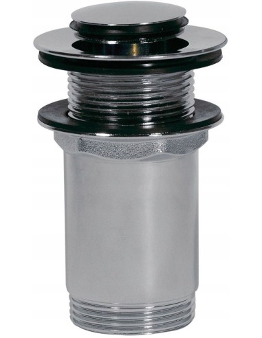 Korek bez przelewu klik-klak okrągły Tres srebrny 13454050