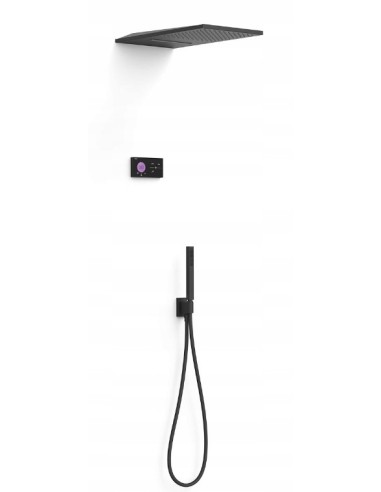 Zestaw prysznicowy podtynkowy Tres SHOWER TECHNOLOGY czarny 09288308NM