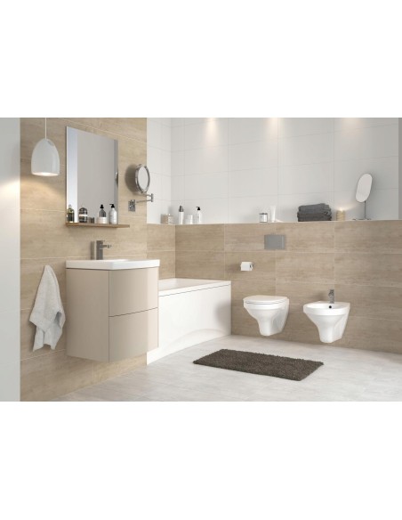 CERSANIT Zestaw miska wisząca Delfi / MITO + deska K97-140