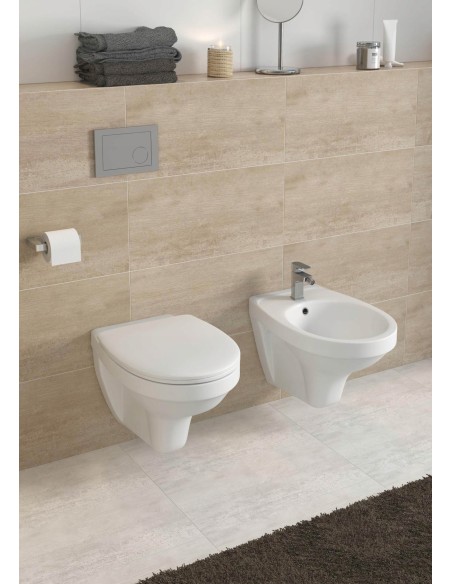 CERSANIT Zestaw miska wisząca Delfi / MITO + deska K97-140