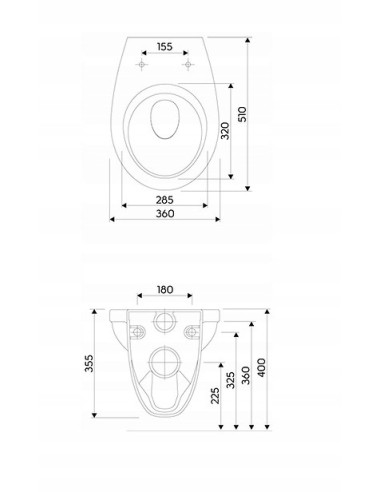 KOŁO IDOL Miska podwieszana WC M13100000