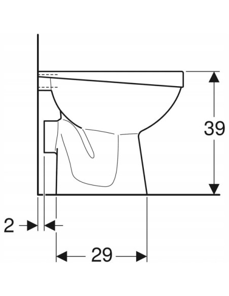 KOŁO IDOL Miska stojąca WC M13000001/M13000000