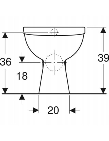 KOŁO IDOL Miska stojąca WC M13000001/M13000000