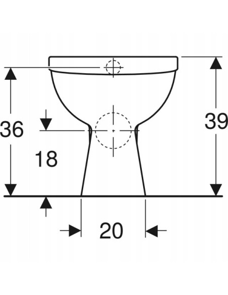 KOŁO IDOL Miska stojąca WC M13000001/M13000000