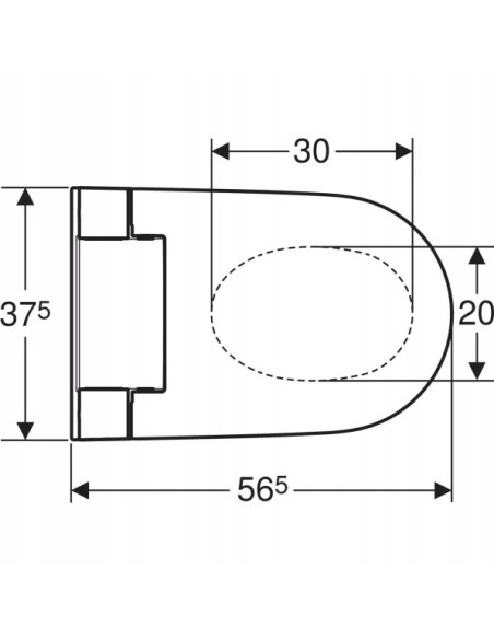 GEBERIT AquaClean Miska podwieszana WC 146.350.01.1