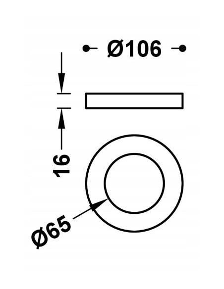TRES Compl Griferia Uszczelka łącznika 25477006