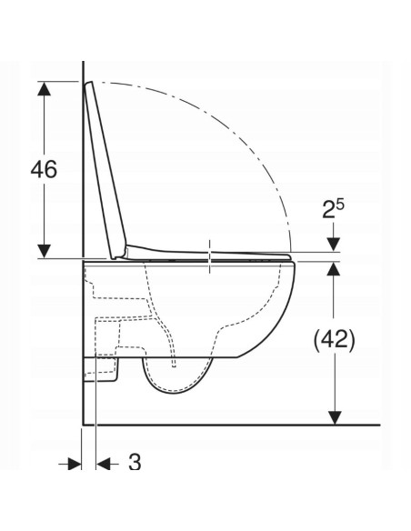 GEBERIT Selnova Premium miska wc z deską wolnoopadającą biały 502.793.00.1