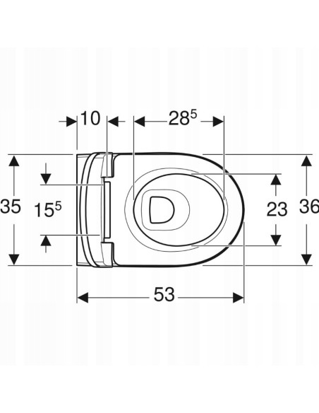 GEBERIT Selnova Premium miska wc z deską wolnoopadającą biały 502.793.00.1