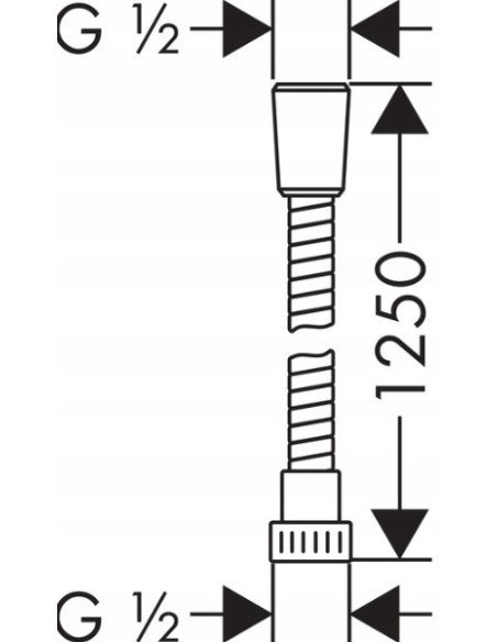 HANSGROHE wąż prysznicowy Metaflex 28262000