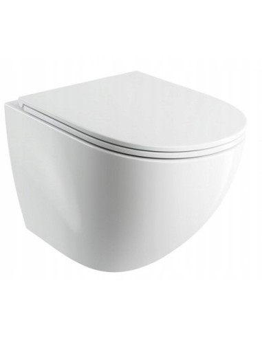 Miska podwieszana z deską wolnoopadającą Omnires OTTAWACMWBP