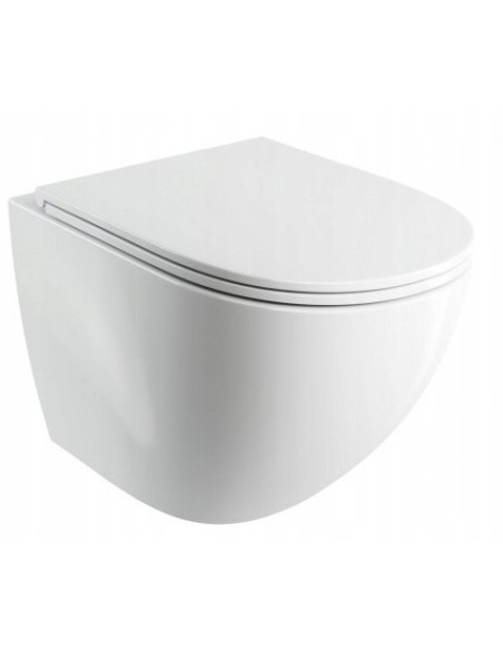 Miska podwieszana z deską wolnoopadającą Omnires OTTAWACMWBP