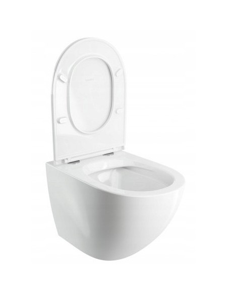 Miska podwieszana z deską wolnoopadającą Omnires OTTAWACMWBP