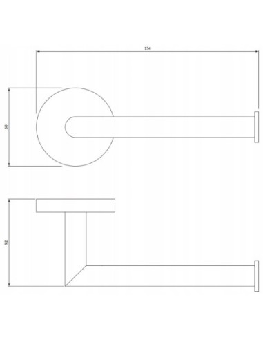 OMNIRES Uchwyt na papier MP60510CP
